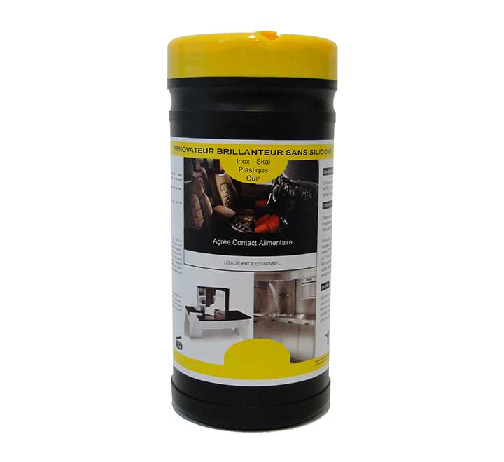LINGETTES IMPRÉGNÉES SPÉCIALES VÉHICULE INTÉRIEUR - BOÎTE DE 80