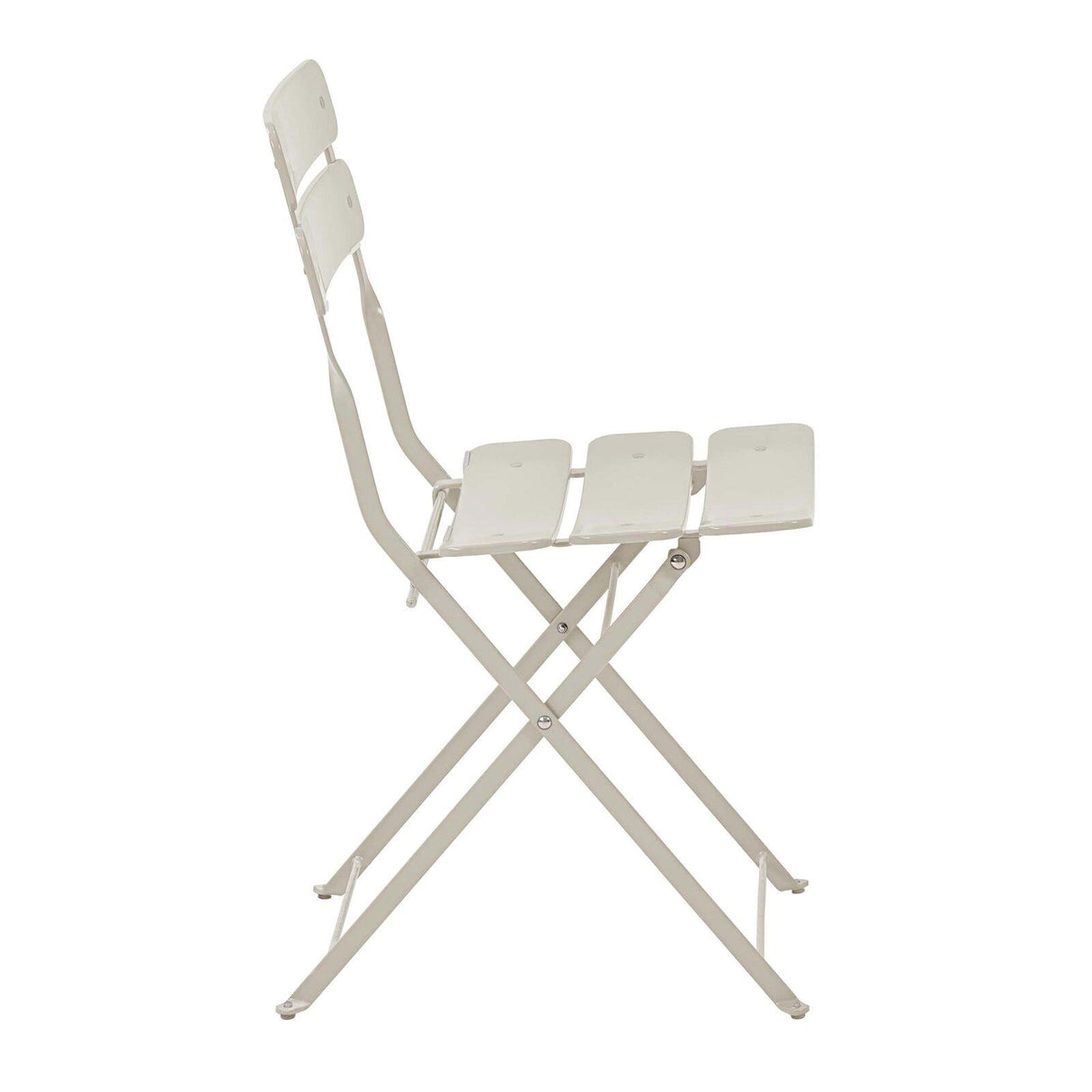 Chaise en acier Annecy - Lot de 2