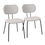 Chaise Tissu Bois et Acier – Chaises d'intérieurs – HygiRéa