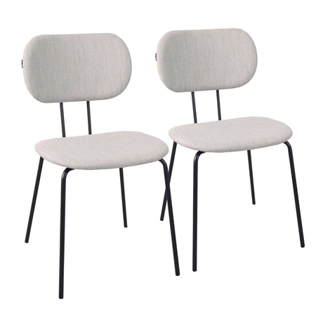 Chaise Tissu Bois et Acier – Chaises d'intérieurs – HygiRéa