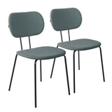 Chaise Tissu Bois et Acier – Chaises d'intérieurs – HygiRéa