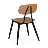 CHAISES EN BOIS ET MÉTAL - STUDIO - LOT DE 2