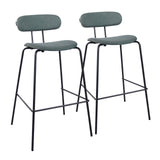 Chaise Haute Tissu Bois et Acier – Chaises Hautes – HygiRéa