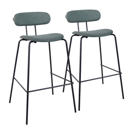 Chaise Haute Tissu Bois et Acier – Chaises Hautes – HygiRéa