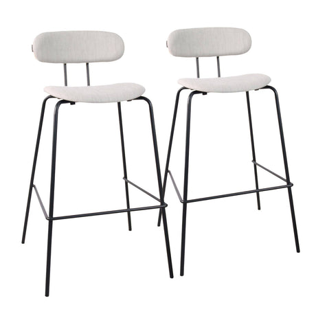 Chaise Haute Tissu Bois et Acier – Chaises Hautes – HygiRéa