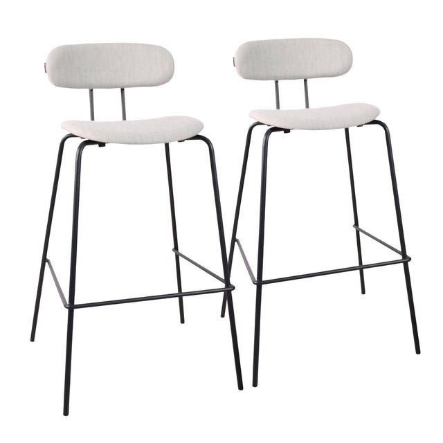 Chaise Haute Tissu Bois et Acier – Chaises Hautes – HygiRéa