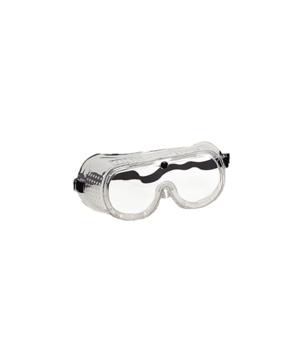 Masque incolore monture PVC perforation latérale – Lunettes – HygiRéa