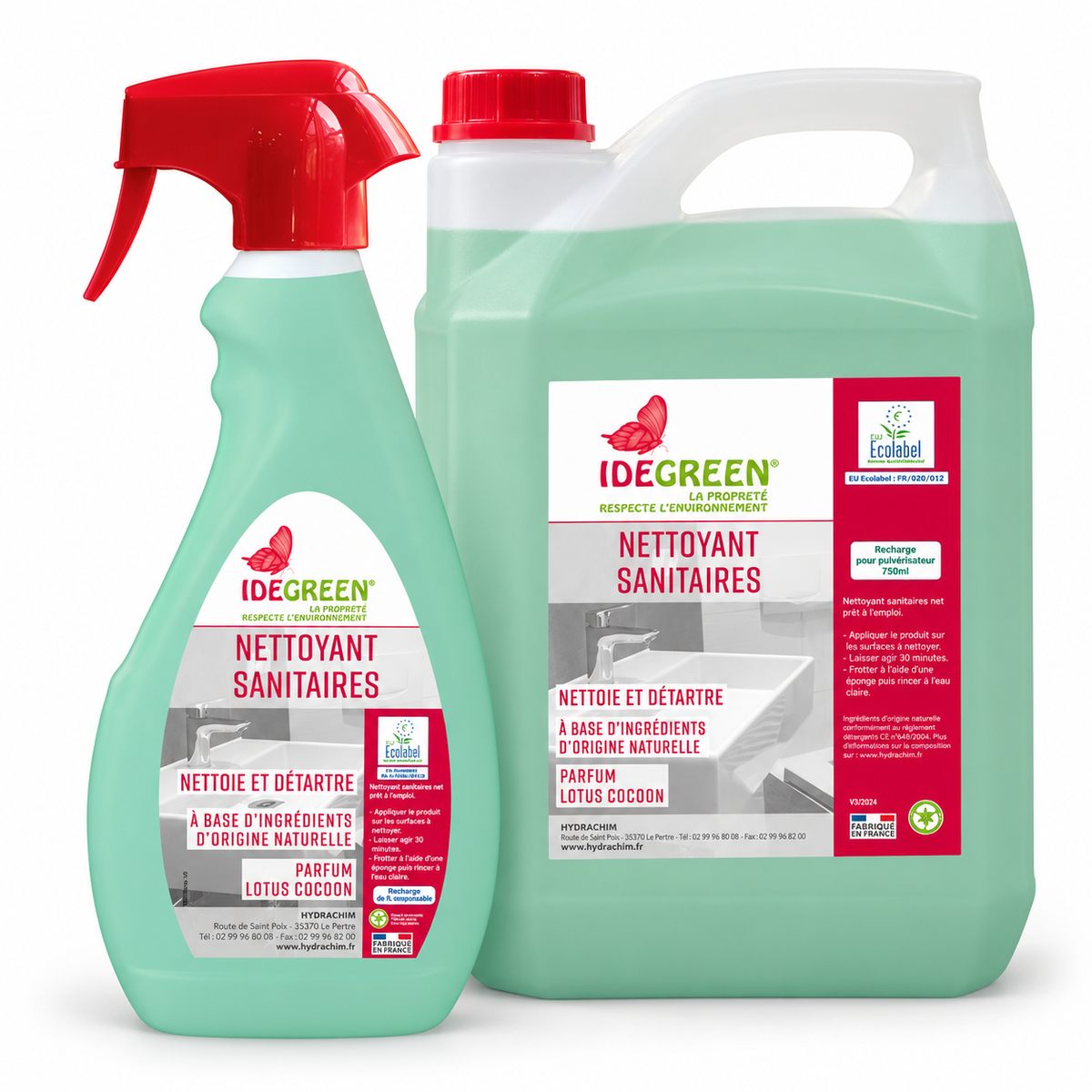 NETTOYANT SANITAIRES (ACIDE)  - ECOLABEL