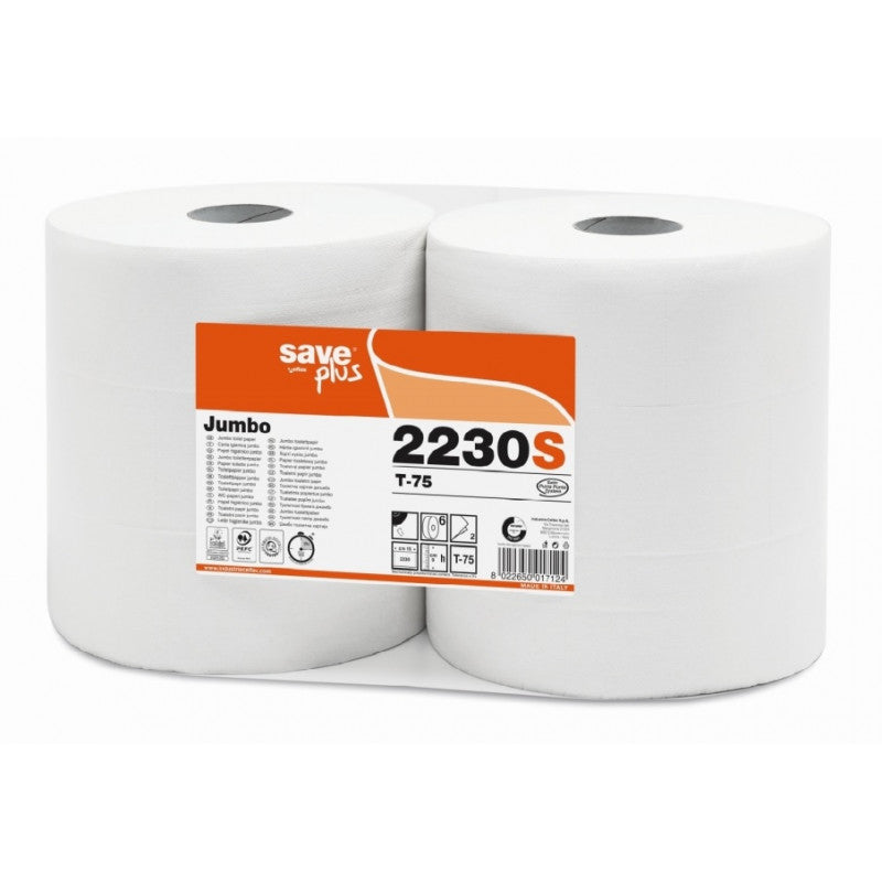 PAPIER TOILETTES MAXI JUMBO 350M - 6 ROULEAUX
