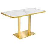 PIED DE TABLE DOUBLE EN MÉTAL - SUTON