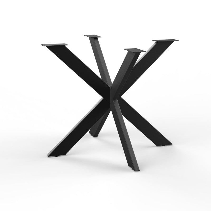 Pied Croisé Métal Noir