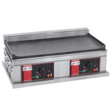 PLAQUE DOUBLE ET LISSE SPÉCIALE HAMBURGERS - 230 V