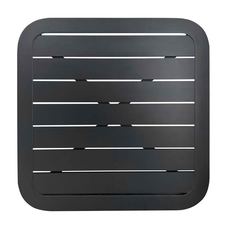 PLATEAU DE TABLE DE TERRASSE CARRÉ - ALUMINIUM