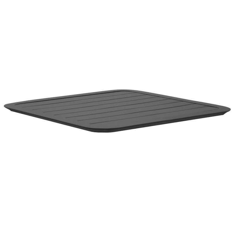 PLATEAU DE TABLE DE TERRASSE CARRÉ - ALUMINIUM