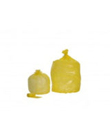 Sac Jaune PE HD soudure étoile – Sacs Jaune PE HD – HygiRéa
