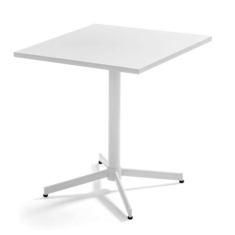 Table de jardin carrée avec plateau rabattable 70 x 70 x 72 cm – Table Inclinable – HygiRéa