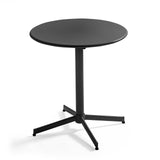 Table de jardin ronde (ø70 x 72 cm) avec plateau rabattable – Table Inclinable – HygiRéa