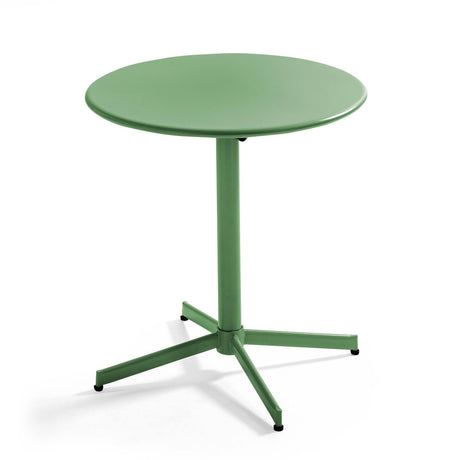 Table de jardin ronde (ø70 x 72 cm) avec plateau rabattable – Table Inclinable – HygiRéa