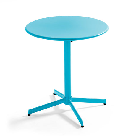 Table de jardin ronde (ø70 x 72 cm) avec plateau rabattable – Table Inclinable – HygiRéa