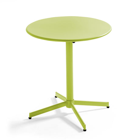 Table de jardin ronde (ø70 x 72 cm) avec plateau rabattable – Table Inclinable – HygiRéa