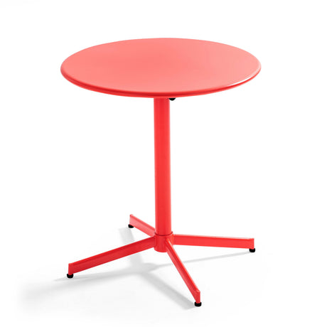 Table de jardin ronde (ø70 x 72 cm) avec plateau rabattable – Table Inclinable – HygiRéa