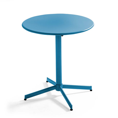 Table de jardin ronde (ø70 x 72 cm) avec plateau rabattable – Table Inclinable – HygiRéa