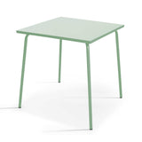 TABLE DE JARDIN EN MÉTAL 70 X 70 CM - 2 À 4 PERSONNES - PALAVIAS