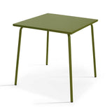 TABLE DE JARDIN EN MÉTAL 70 X 70 CM - 2 À 4 PERSONNES - PALAVIAS