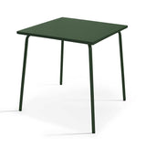 TABLE DE JARDIN EN MÉTAL 70 X 70 CM - 2 À 4 PERSONNES - PALAVIAS