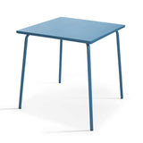 TABLE DE JARDIN EN MÉTAL 70 X 70 CM - 2 À 4 PERSONNES - PALAVIAS