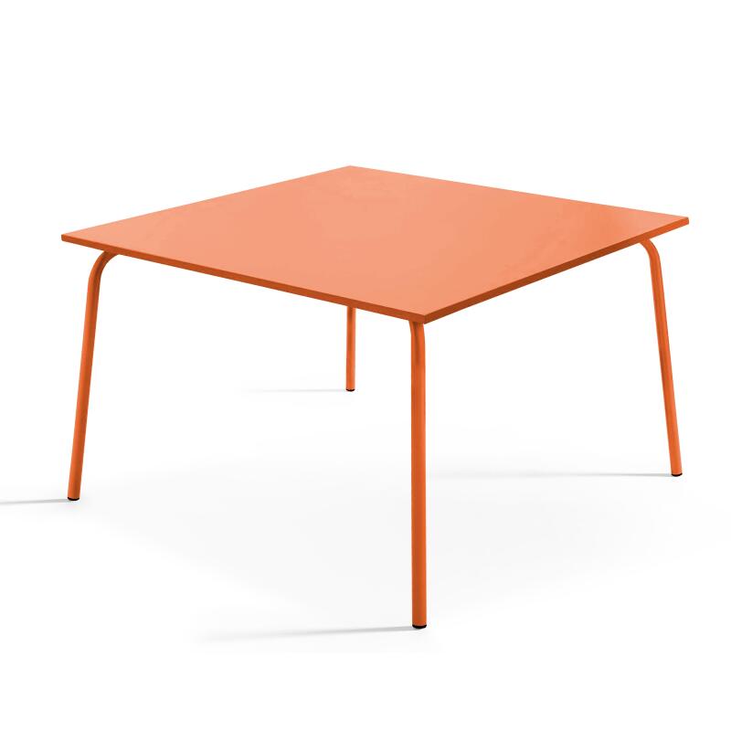 TABLE DE JARDIN EN MÉTAL 120 X 1200 CM - 8 PERSONNES - PALAVIAS