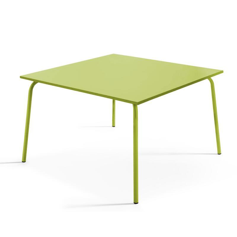 TABLE DE JARDIN EN MÉTAL 120 X 1200 CM - 8 PERSONNES - PALAVIAS