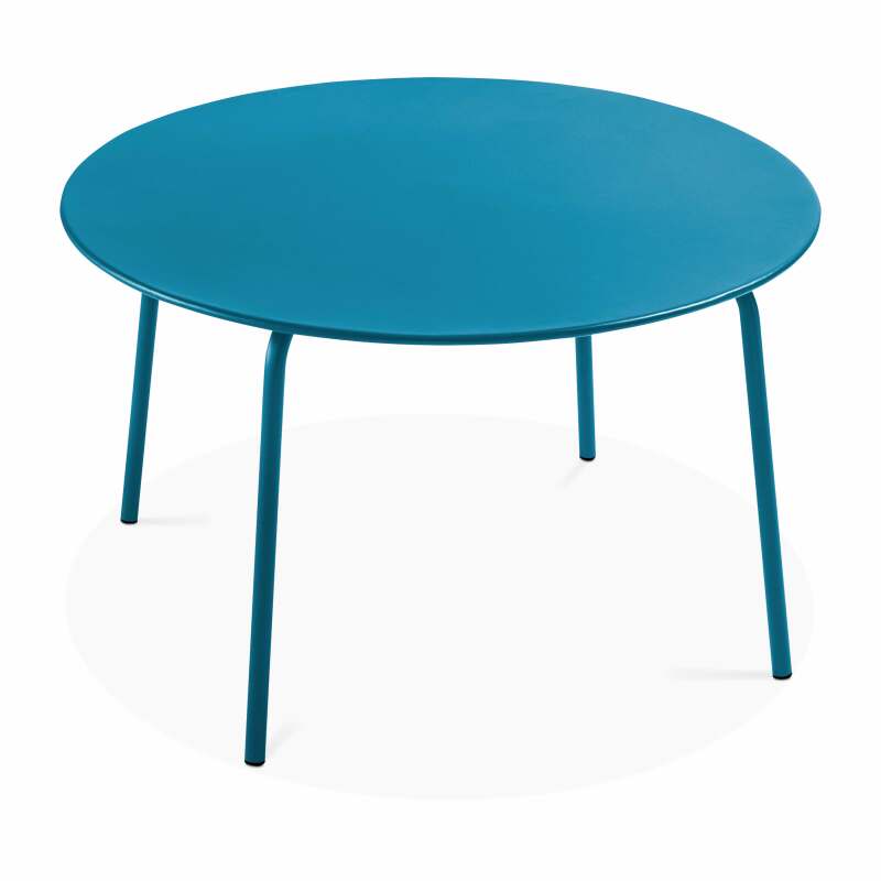 TABLE ROND EN MÉTAL - 6 PERSONNES - PALAVIAS