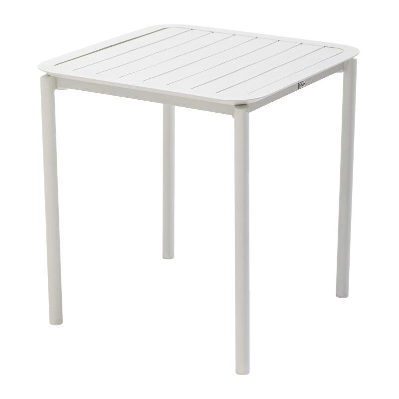 TABLE CARRÉE EMPILABLE EN ALUMINIUM - 4 PERSONNES -  ALIMADA