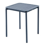 TABLE CARRÉE EMPILABLE EN ALUMINIUM - 4 PERSONNES -  ALIMADA