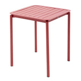 TABLE CARRÉE EMPILABLE EN ALUMINIUM - 4 PERSONNES -  ALIMADA