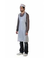 Tablier PE HD ECO gaufré blanc – Tabliers – HygiRéa