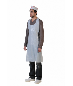 Tablier PE HD ECO gaufré blanc – Tabliers – HygiRéa