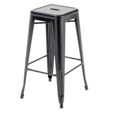 TABOURET DE BAR EXTÉRIEUR - INDUSTRIEL