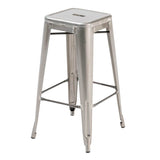 TABOURET DE BAR EXTÉRIEUR - INDUSTRIEL