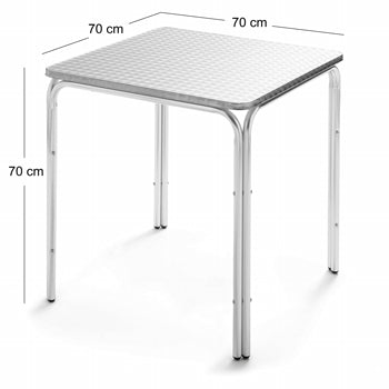 TABLE BISTROT EN ALUMINIUM - 2 À 4 PERSONNES - NOTING HILL