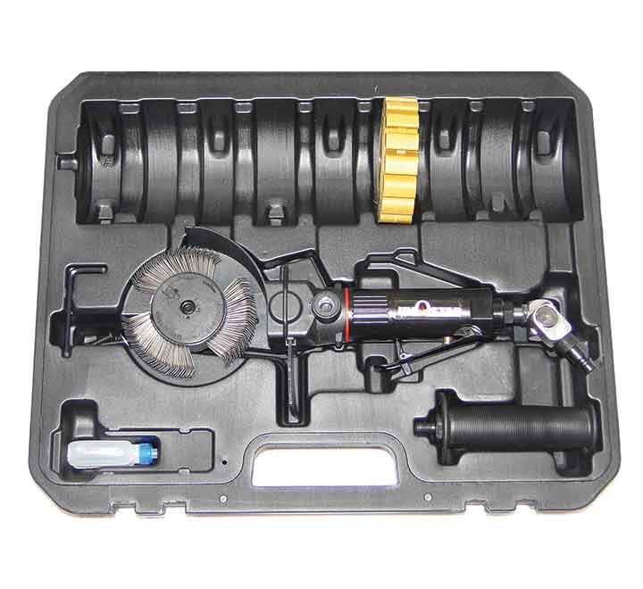 Valise avec brosseuse PRO équipée avec 2 brosses - BRV2